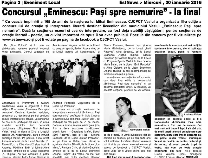 Eminescu Est News